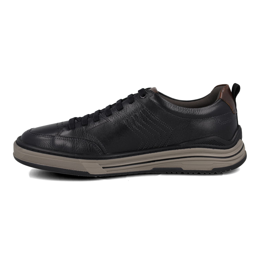 Democrata Tenis Casual 2640101-001 Preto Couro_4__27